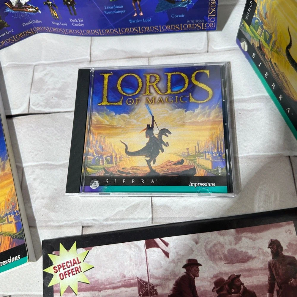 Lords of Magic PC CD ROM‎ Game Sierra Impressions Teen ESRB